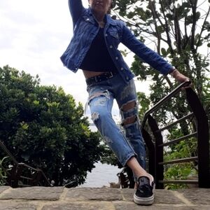 Women's Premium Designer Distressed Jeans